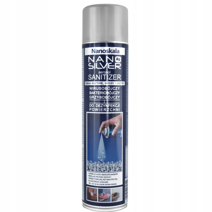 Nano Silver Sanitizer dezynfekcja srebrem 500ml