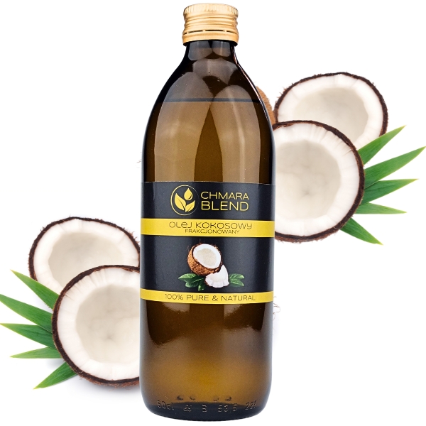 Olej Kokosowy Frakcjonowany SZKŁO Caprylic Capric Triglyceride 500ml