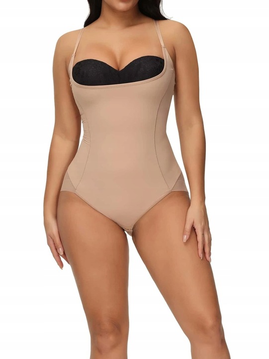 BODY DAMSKIE WYSZCZUPLAJĄCE KORYGUJĄCE MODELUJĄCE BRZUCH GORSET MAJTKI