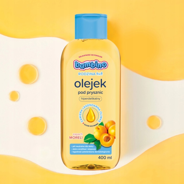 BAMBINO Rodzina Olejek do kąpieli Morela 400 ml