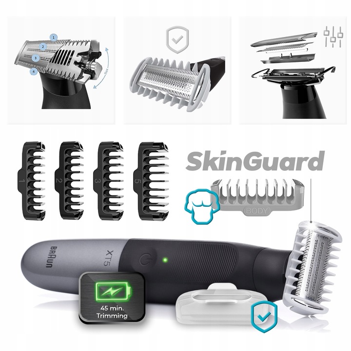 TRYMER DO BRODY NOSA USZU MASZYNKA DO WŁOSÓW GOLARKA BRAUN Series 7