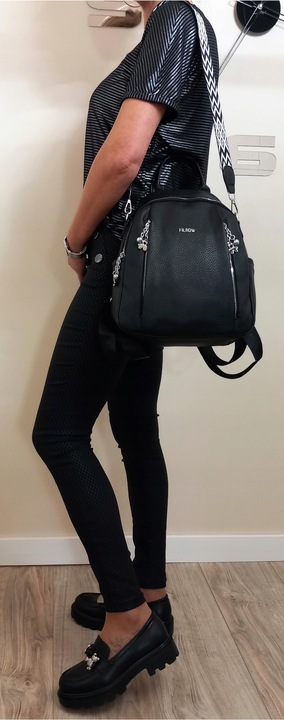 TOREBKO - PLECAK DAMSKI TOREBKA 2W1 MIEJSKA KLASYCZNA