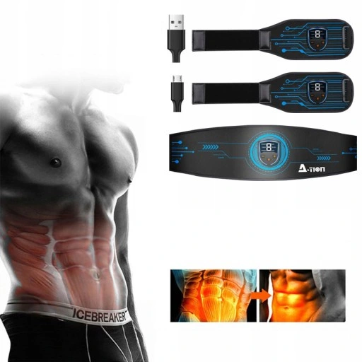 ELEKTROSTYMULATOR STYMULATOR DO MIĘŚNI BRZUCHA EMS