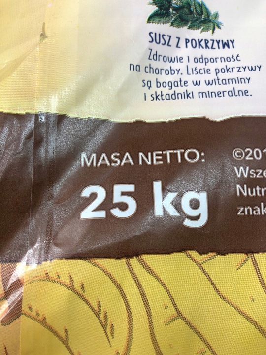 PASZA KURKA NATURKA 25 KG KRUSZONKA DLA KUR NIOSEK