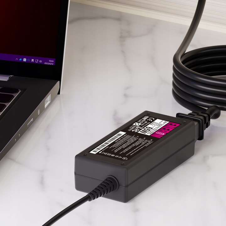 Zasilacz ładowarka do laptopa 65W USB-C + kabel