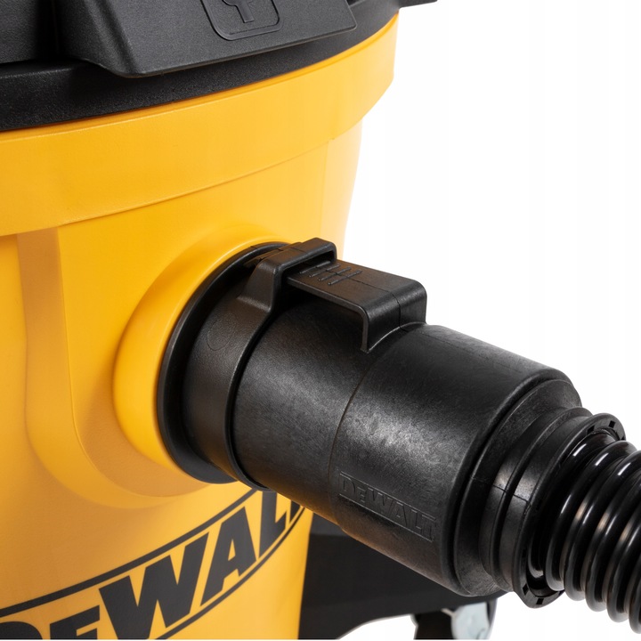 Odkurzacz przemysłowy Dewalt 1200W 34L gniazdo do elektronarzędzi