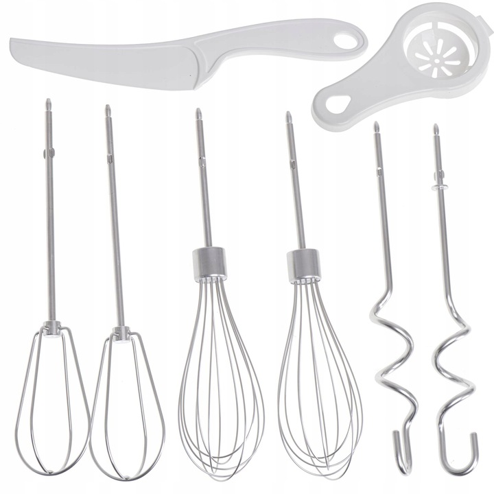 Mikser ręczny Robot kuchenny 750W 5 biegów + TURBO 6 Mieszadeł Wolny