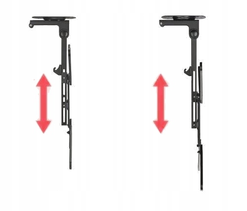 UCHWYT DO TELEWIZORA SUFITOWY 23-55 CALI SKŁADANY REGULOWANY WIESZAK