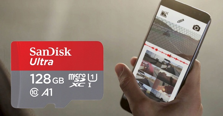 Karta pamięci SANDISK Ultra microSDXC 128GB