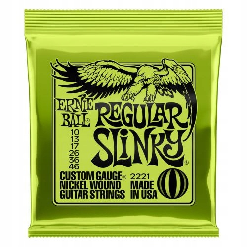 Struny do gitary elektrycznej Ernie Ball 2221 Regular Slinky 10-46
