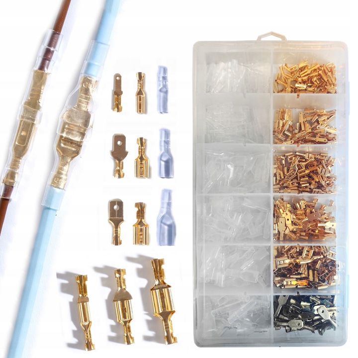 Zaciskarka praska konektorów zestaw samochodowych duży zestaw złącza