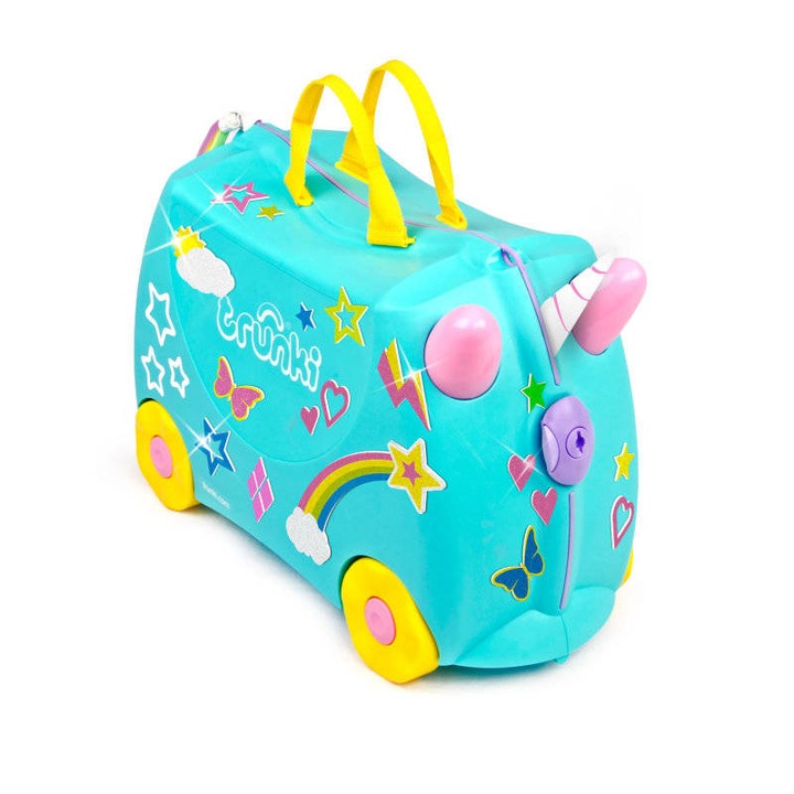 Jeżdżąca walizka jeździk Trunki unicorn Jednorożec