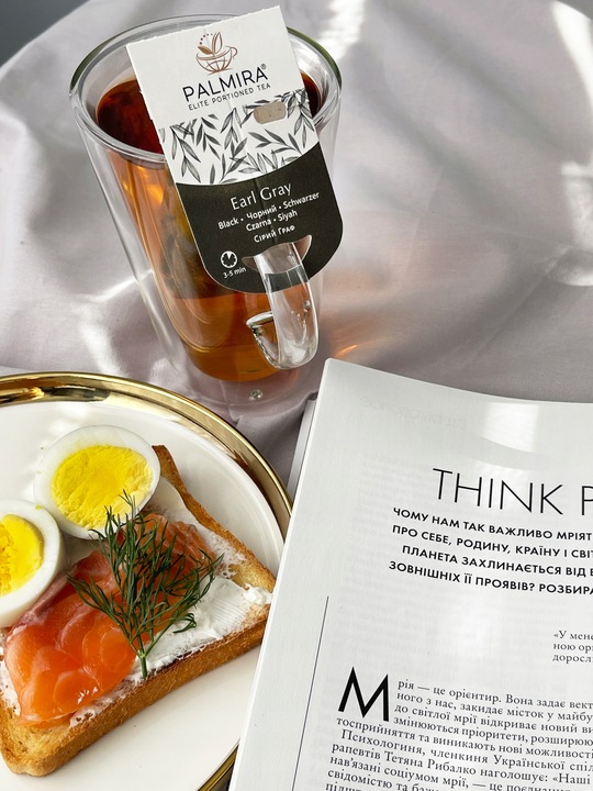 Herbata czarna liściasta Earl gray olej bergamotki Deluxe Palmira 15 saszet