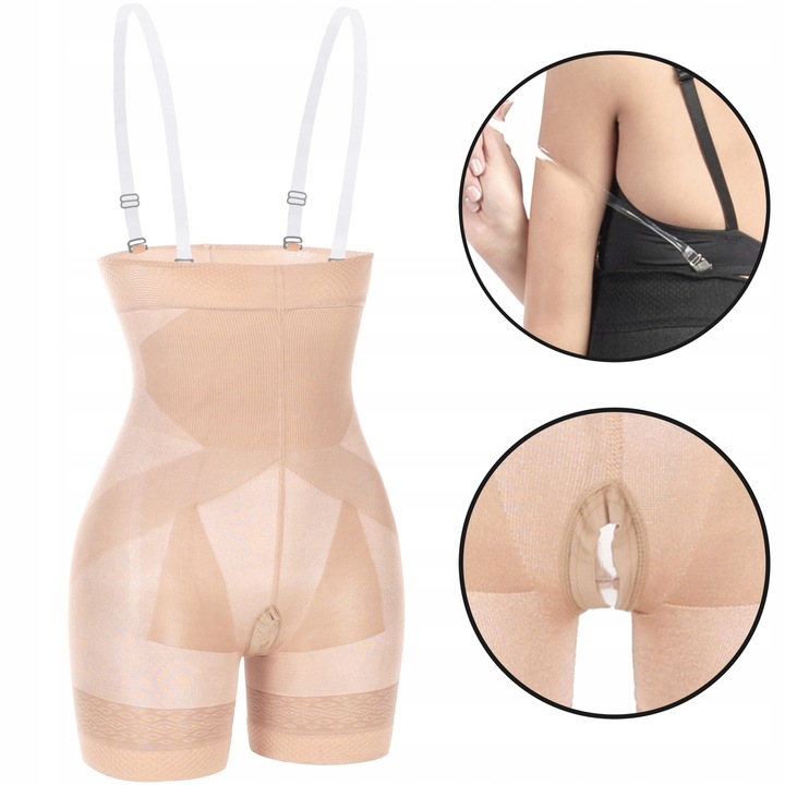 Orirose WYSOKIE Majtki mocno WYSZCZUPLAJĄCE brzuch MODELUJĄCE talię uda