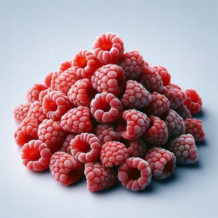 MALINA LIOFILIZOWANA cała maliny liofilizowane całe owoce 100 g klasa A