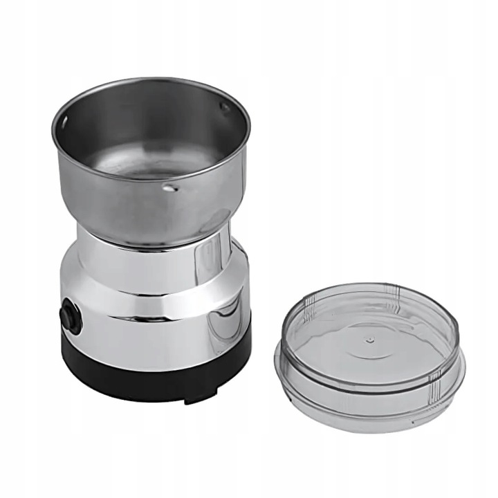 MOCNY MŁYNEK ELEKTRYCZNY DO MIELENIA KAWY ORZECHÓW PRZYPRAW STAL