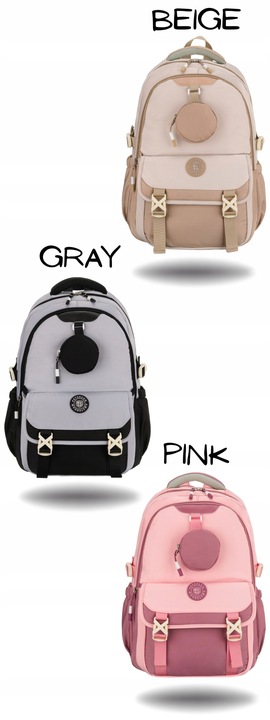 Plecak szkolny dla dzieci młodzieżowy tornister pojemny lekki do