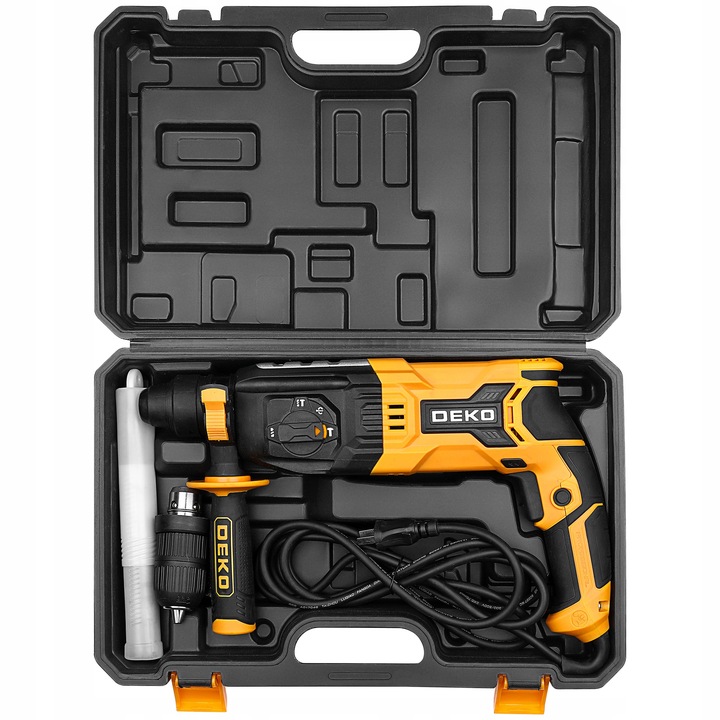 WIERTARKA UDAROWA MŁOTOWIERTARKA MOCNA WIERTARKA Z UDAREM SDS+ PLUS DEKO