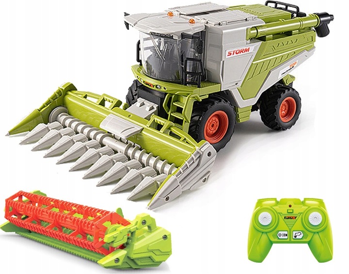 KOMBAJN ZDALNIE STEROWANY 2w1 GENERATOR DYMU + ŚWIATŁA POJEMNIK NA ZBOŻE