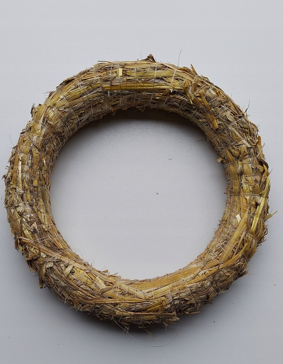 Wianek słomiany 25 cm x 25 sztuk, podkład ze słomy, dekoracja