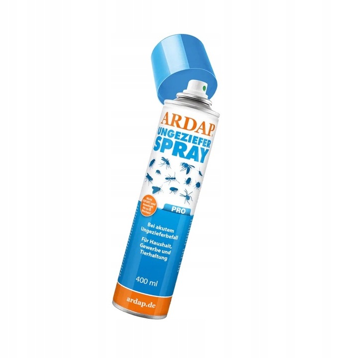 Ardap Spray 400ml Preparat na insekty zewnętrzne