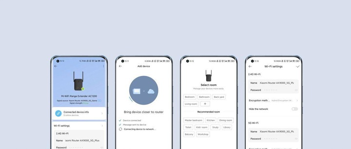WZMACNIACZ SYGNAŁU Xiaomi Mi WiFi Range Extender AC1200 REPEATER 1200Mb/s