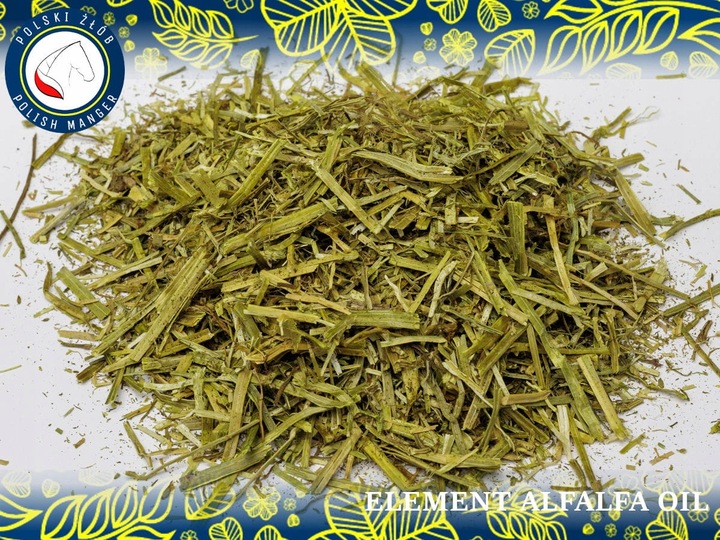 Pasza Sieczka z Lucerny z Dodatkiem Oleju Lnianego AlfAlfa Oil 12,5 kg