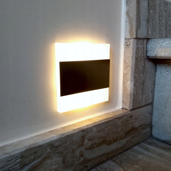 Oświetlenie schodowe oprawa lampka schodowa LED 230V Q30 BIAŁA