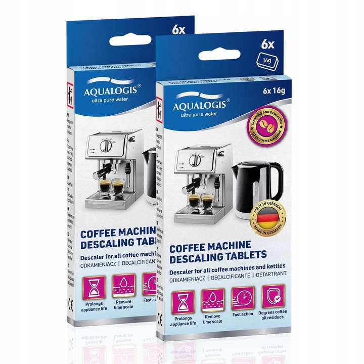 12 Tabletek Odkamieniających do Ekspresów różnych marek