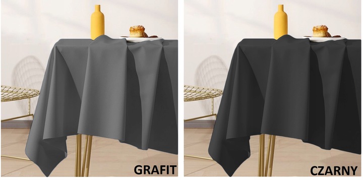 OBRUS GŁADKI ETHERAL MATOWY GRUBY 140x300 KOLORY