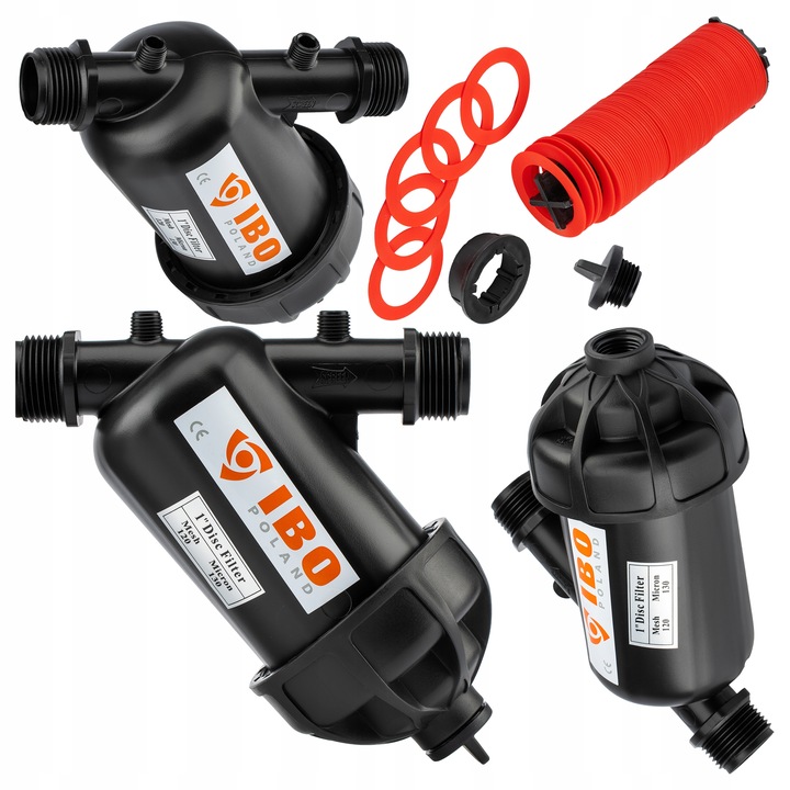 FILTR DYSKOWY ANTYPIASKOWY DO WODY POMPY HYDROFORU NAWADNIANIA 1" CAL