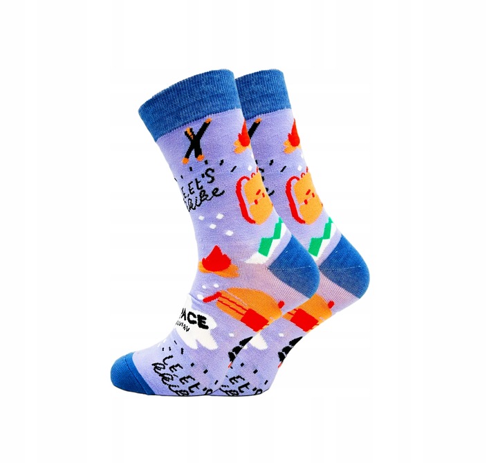 10 Par Skarpety Męskie Śmieszne Bawełna Wysokie Skarpetki 43-46 BAWEŁNIANE