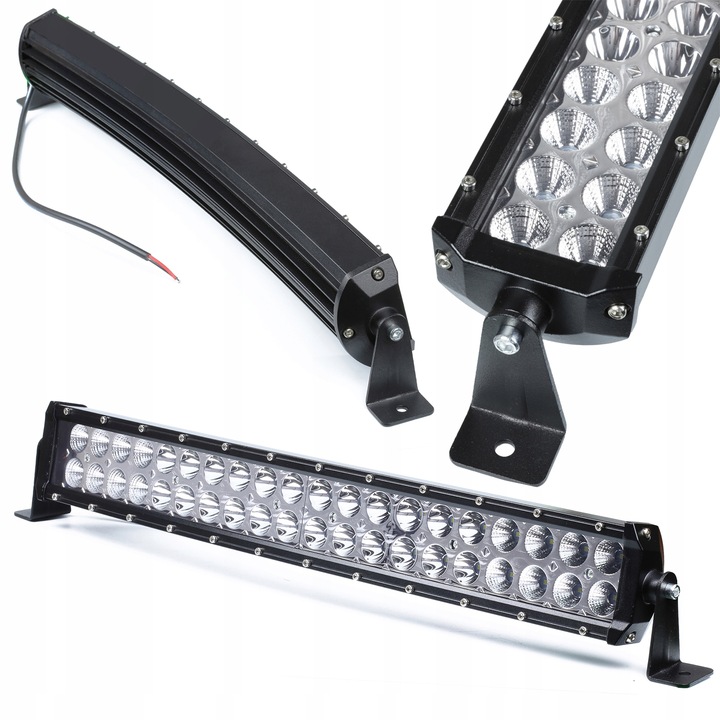 PANEL LED LAMPA ROBOCZA HALOGEN 120W 9200LM MOCNA CURVED LIGHT BAR WYGIĘTY