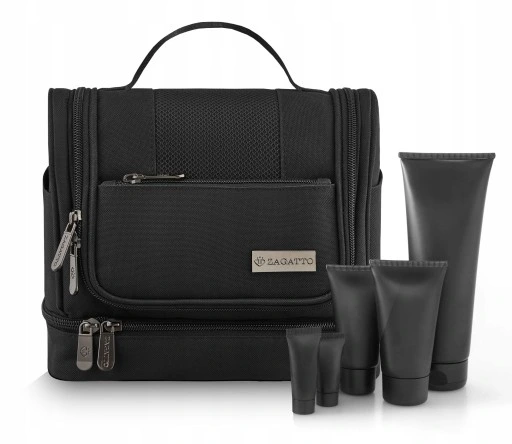 Kosmetyczka podróżna wisząca z haczykiem pojemna organizer kuferek ZAGATTO