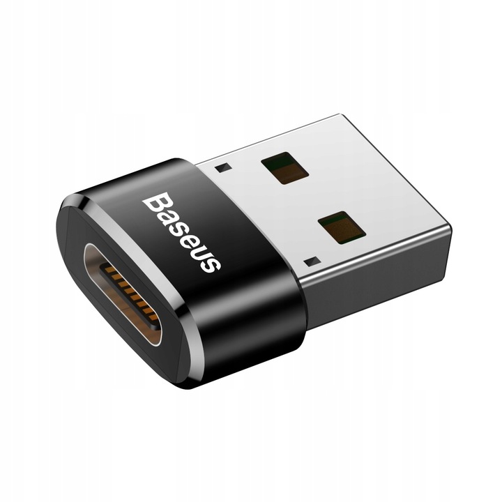 BASEUS ADAPTER PRZEJŚCIÓWKA Z USB-C DO USB OTG DO KOMPUTERA ŁADOWARKI 2 SZT