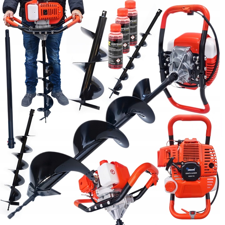 ŚWIDER SPALINOWY WIERTNICA GLEBOWA DO GLEBY 5,2KM 3 WIERTŁA 10/15/20