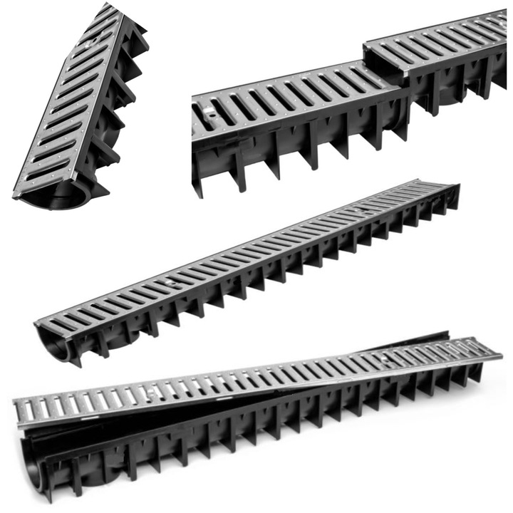 Odwodnienie liniowe ForU70 A15 Ocynk H=92mm