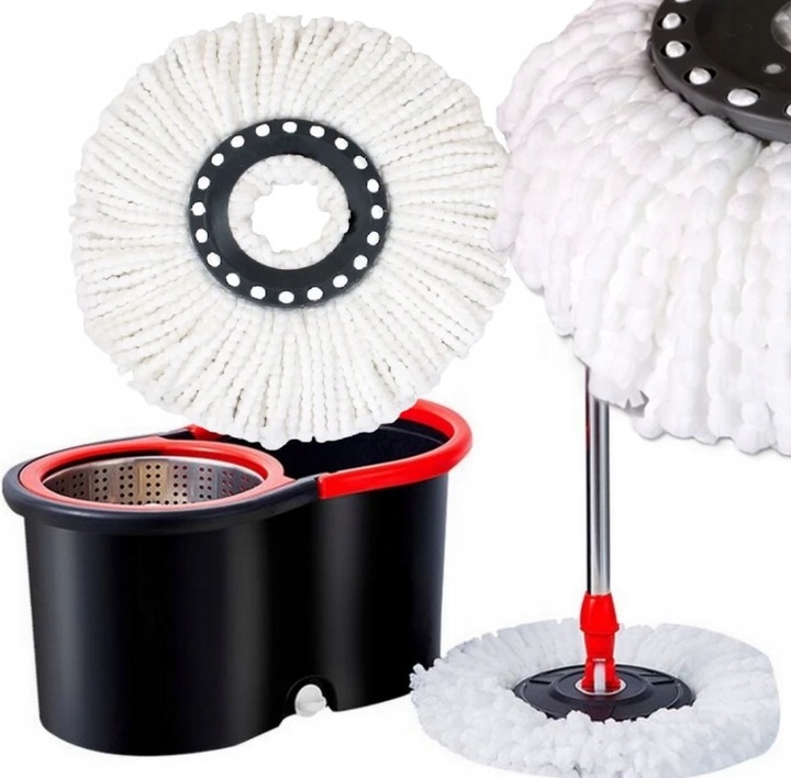 10x Wkład Do Mopa Obrotowego Spin Turbo Końcówki Wkłady Chłonne Zapas