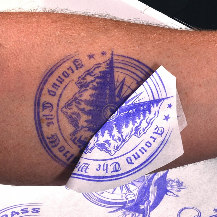 papier transferowy do drukarki Stencil Tattoo Paper A4 100 arkuszy