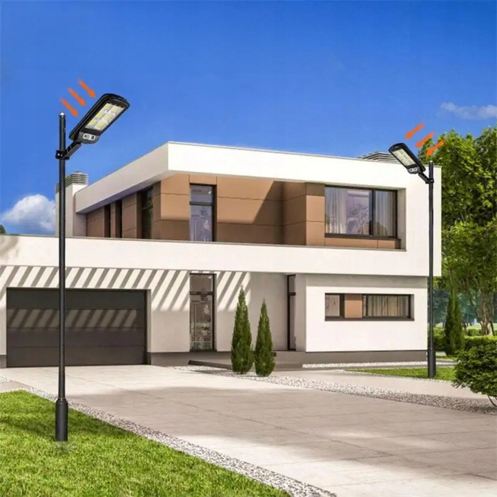 LAMPA SOLARNA LED Z CZUJNIKIEM RUCHU ZMIERZCHU COB