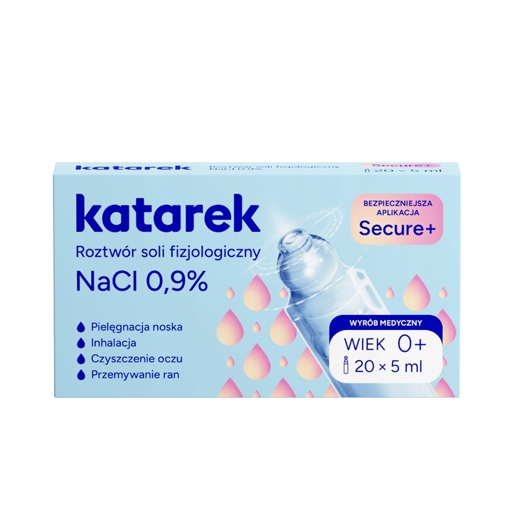 NEBUCARE SECURE 2.0 INHALATOR NEBULIZATOR SIATECZKOWY + SÓL NA KATAREK