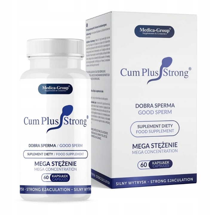 SUPLEMENT DIETY CUM PLUS STRONG WIECEJ NASIENIA LEPSZY SMAK SPERMY