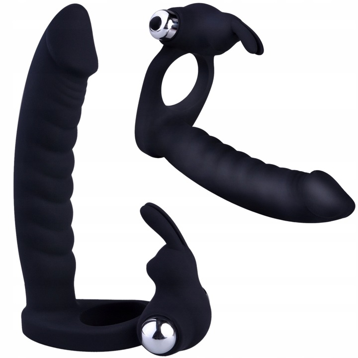 NAKŁADKA NA PENISA + WIBRATOR ANALNY 7 PROGRAMÓW