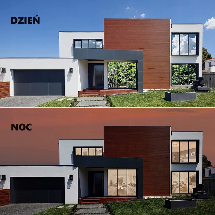 FOLIA LUSTRZANA PRZECIWSŁONECZNA DO SZYB LUSTRO WENECKIE DUŻA 300cm