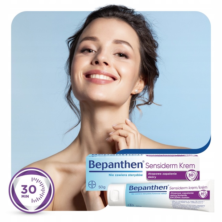 Bepanthen Sensiderm Krem leczenie AZS i egzemy 50g