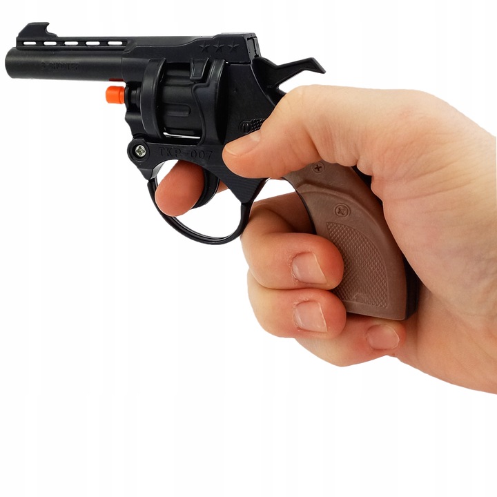 REWOLWER COWBOY PISTOLET NA KAPISZONY HUKOWY + NABOJE SPŁONKA 1152 STRZAŁY