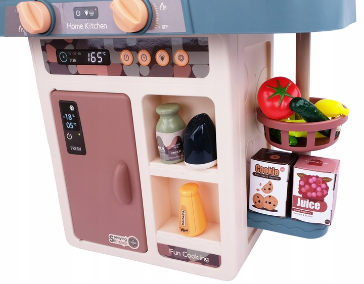 KUCHNIA DLA DZIECI KRAN PARA ŚWIATŁO DŹWIĘK funkcja wody 42 AKCESORIA