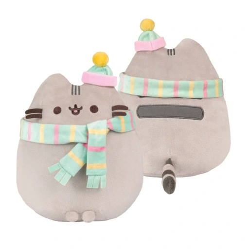 PUSHEEN w czapeczce i szaliczku 24cm SUPER SOFT