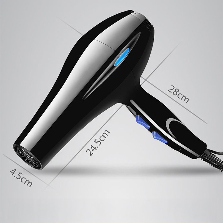 SUSZARKA DO WŁOSÓW z dyfuzorem jonizacja 2200W koncentrator zimny nawiew