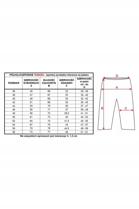 Mewa półhalkospodnie Tamara vistex 48-4XL białe